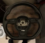 B8.5 Audi S4 Oem Flat Bottom Steering Wheel (no Paddles, Trim, Controls). Fixed Price $300.00.