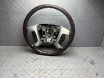 2007-2014 Cadillac Escalade Esv Brown Leather Heated Woodgrain Steering Wheel. Fixed Price $325.00.