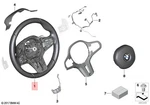 Genuine Bmw X5 X6 F95 F96 G09 Comp. Sport Steering Wheel 32305A4B4B1. Fixed Price $2001.68.