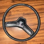 1970-88 Chevy Gmc Truck Van Black Steering Wheel Complete. Fixed Price $69.00.