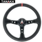 Tanaka Decked Out 6 Bolt 350MM Deep Dish Pvc Carbon Fiber Steering Wheel Bk/rd. Fixed Price $39.59.