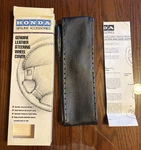 1986 Oem Honda Steering Wheel Cover Genuine Leather Nos. Fixed Price $59.99.