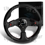 Black Leather With Dual Side Buttons Nrg 13" RST-007R Racing Steering Wheel. Fixed Price $134.00.