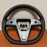 21-24 Tesla Model / X Round Steering Wheel Oem 1607880-00-G Like New. Fixed Price $245.00.