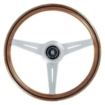 Nardi Nd Italy Classic Wood Silver Spokes 360MM Steering Wheel Kba/abe 70083. Fixed Price $472.45.