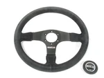 Sparco Steering Wheel 350MM Black Suede 36MM Dish 015R375PSN New. Fixed Price $254.02.