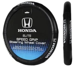 Elite Series Speed Grip 'honda' Steering Wheel Cover Black Synthetic Leather. Fixed Price $24.99.