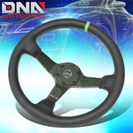 Nrg Innovations 350MM 3" Deep Carbon Fiber Leather Steering Wheel RST-036CF-GN. Fixed Price $320.00.