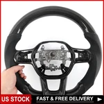 D-shape Carbon Fiber Perforated Leather Steering Wheel Honda Accord 2024 Ex. Fixed Price $379.99.