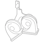 Genuine Ford Horn CK4Z-13801-C. Fixed Price $48.72.