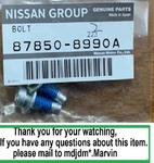 Nissangenuine 2 Bolts 87850-8990A Oem. Fixed Price $17.00.