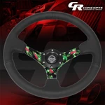 Nrg 3" Deep Leather Tropical Hydro Dip Reinforced Steering Wheel RST-036TROP-R. Fixed Price $180.00.