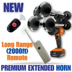 Ridgid Premium Power Air Horn, Train Compressor, Long Range (2000FT) Remote. Fixed Price $385.00.