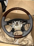 Honda Elysion Prestige Wood Grain Leather Steering Wheel Genuine RR1 RR2 RR3 RR4. Fixed Price $350.00.
