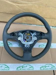 Audi A4,A6,A8 Leather Steering Wheel Sport 3 Spoke Perforated Grey 8E0124A Ge.... Fixed Price $151.20.