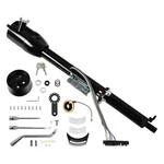 32" Black Stainless Tilt Automatic Steering Column W/9 Hole Wheel Adapter & Key. Fixed Price $197.99.