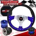 Extender + Quick Release Blue Fusion Style Steering Wheel For 89-98 Maxima. Fixed Price $87.99.