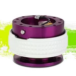 Nrg SRK-210PP-GL Steering Wheel Quick Release Kit 2.1 Purple/glow Dark. Fixed Price $145.00.