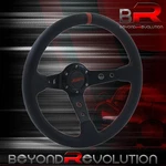 14" 6-BOLT Pvc Red Stripe Aluminum Deep Dish Jdm Sport Steering Wheel + Button. Fixed Price $46.94.