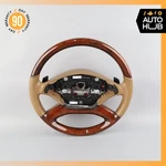 Mercedes W221 S550 CL550 Steering Wheel Wood Trim Beige W/ Paddle Shifters Oem. Fixed Price $230.23.