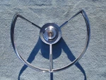 1956 Ford Fairlane Victoria Steering Wheel Horn. Fixed Price $250.00.