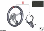 Genuine Bmw F30 F32 F33 F22 Performance Alcantara Steering Wheel Ii Red Stripe. Fixed Price $1359.27.