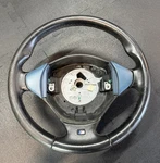 2000-2002 Bmw Z3 Roadster Coupe Factory Sports Leather Steering Wheel Blue Oem. Fixed Price $199.99.