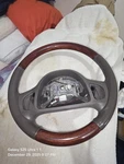 2005-2011 Lincoln Town Car Steering Wheel Leather Wood (qg). Fixed Price $225.00.