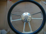 Forever Sharp 14" Polished Billet Aluminum Steering Wheel 1969-94 Chevy Gm. Fixed Price $169.99.