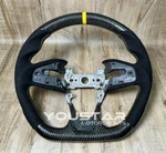 Yellow Edition Carbon Alcantara Steering Wheel For Honda Civic 16-21 Type-r FK8. Fixed Price $429.99.