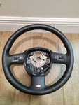 2004-2008 Audi A4,S4,RS4 Oem B6 B7 Black Leather Stitched Steering Wheel. Fixed Price $79.99.