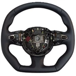 Dbs Superleggera Sports Steering Wheel - Dark Night Leather & Chrome. Fixed Price $8200.83.