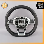15-18 Mercedes W205 C43 GLC63 Amg Steering Wheel Flat Bottom Suede Oem. Fixed Price $345.23.