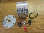 2" Polished Adapter Spacer Extension Grant Apc Steering Wheel 3 To 5 Holes Hub. Fixed Price $28.99.