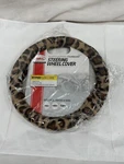 Bell Leopard Fluffy Thumb Grip Steering Wheel Cover Fits 14-1/2" To 15-1/2". Fixed Price $16.99.