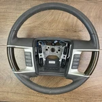 2007-2010 Lincoln Mkx Woodgrain Black Leather Steering Wheel Oem. Fixed Price $70.00.