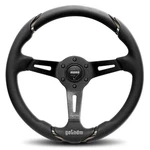Genuine Momo Gotham Black Leather 350MM Steering Wheel. Fixed Price $296.33.