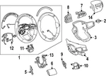 Genuine Gm Trim Cover 86786057. Fixed Price $93.44.