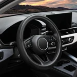 Yhongjt Soft Microfiber Leather Anti-slip Car Steering Wheel Cover, E-black. Fixed Price $21.91.