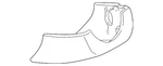 Genuine Mazda Lower Column Cover B25D-60-230A-22. Fixed Price $31.45.
