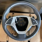 14 Chevy Corvette C7 Z51 3LT Steering Wheel With Controls Black Leather. Fixed Price $160.00.