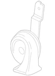 Genuine Mercedes-benz Horn 222-542-17-20. Fixed Price $88.30.