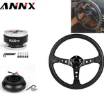 14"STEERING Wheel+quick Release+hub Adapter For Mitsubishi Eclipse Lancer Galant. Fixed Price $105.50.