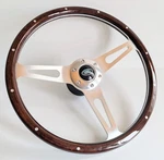 Steering Wheel Fits For Land Rover Defender Wooden Vintage 36 Splines. Fixed Price $287.83.