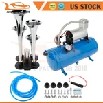 QUAD/4 Trumpet Air Horn With 12V Compressor Tank Gauge Kit Car Train Truck. Fixed Price $102.81.