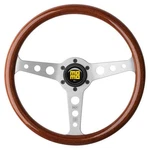 Momo Heritage Series Indy 14" 3-SPOKE Steering Wheel Silver / Mohogany. Fixed Price $344.99.