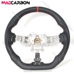 Black Leather Steering Wheel Red For 2008-2010 Mazda MX-5 MK3 RX-8 RX3. Fixed Price $299.00.