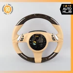 14-16 Porsche Panamera 970 Steering Wheel W/ Paddle Shifters Beige Oem. Fixed Price $541.23.