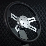 4 Spoke Chrome Black Steering Wheel 16" Freightliner, Kenworth, Peterbilt, Volvo. Fixed Price $126.98.