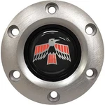1967-69 Firebird; 6-HOLE Horn Button; Vsw S6-SERIES; Red Logo; Brushed. Fixed Price $34.99.